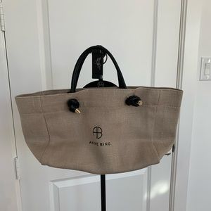 Anine Bing Small Canvas Tote